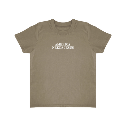 TODDLER PATRIOT T-SHIRT - COYOTE BROWN