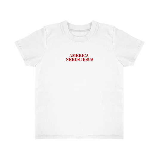 TODDLER PATRIOT T-SHIRT - WHITE
